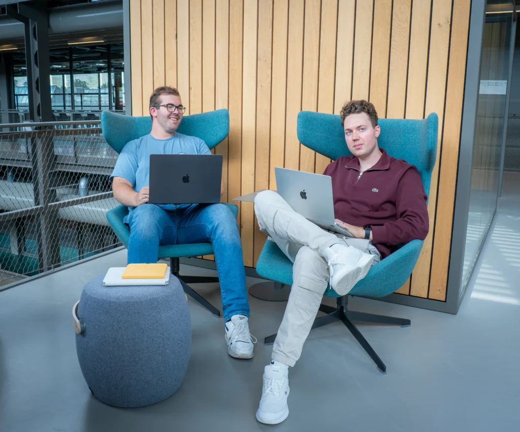 Studio ORJO foto met laptop